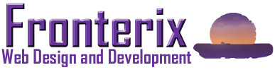 logo for Fronterix web accessibility consulting and web site development.